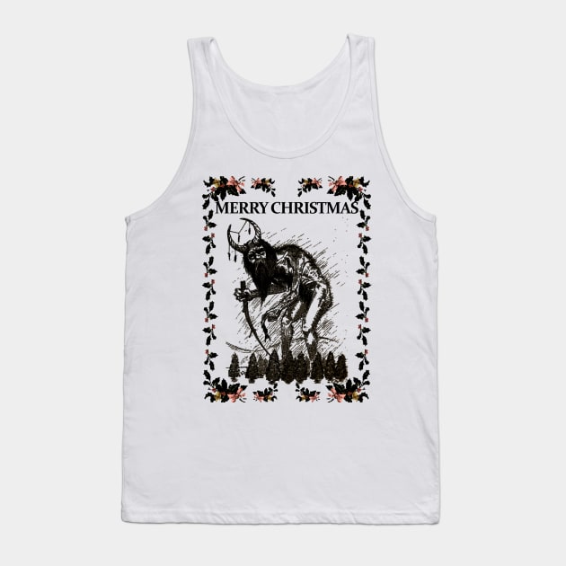 Merry Christmas Krampus Tank Top by asimplefool